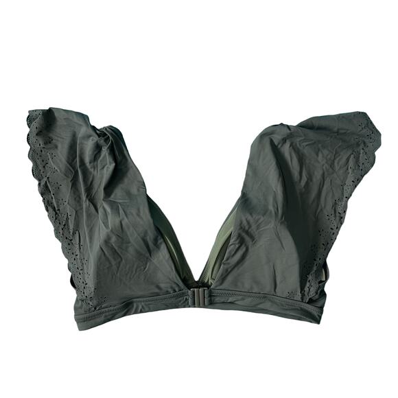 Cache Coeur Bloom Maternity Swim Top Kaki size XL - Picture 2 of 6